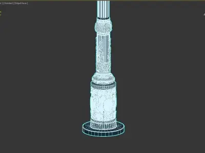 lantern black 3D model