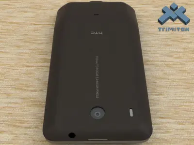 HTC Hero smartphone - 2009 - Black 3D model