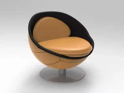 Wembley Soccer Lounge Chair 3D model