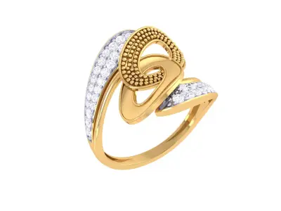  Women Ring MTL 3dm STL OBJ FBX Details 3D print model 74
