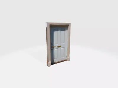 Door 3 Low-poly 3D model
