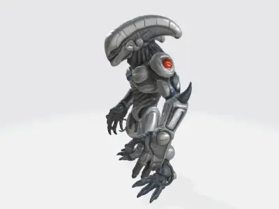 Killer alien 3D model