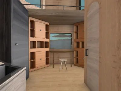 Design study of a marine refuge 3D model