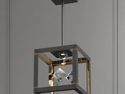FYRA 1 chandelier 3D model