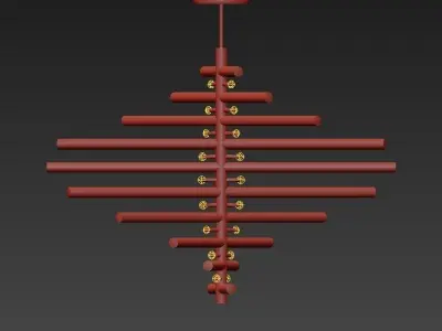 Eos Chandelier 3D model