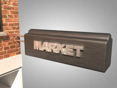 Building Free low-poly 3D model