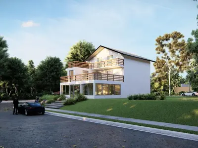 Modern House 14 3D model