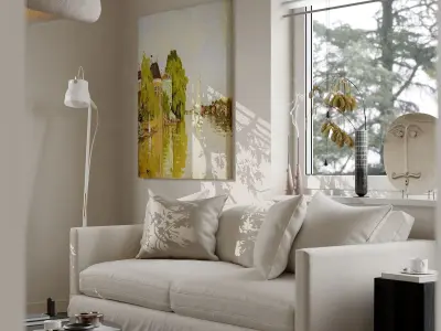 apartment interior scenes    3D model 11