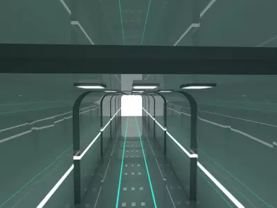 Hallway Interior 3D model purchase