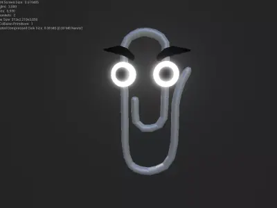 Clippy Easter Egg Free 3D model