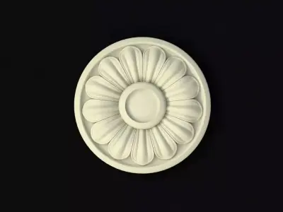 rosette flower 3D model 23