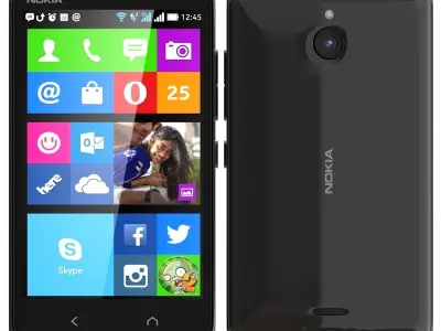 Nokia X2 Dual SIM all color 3D model