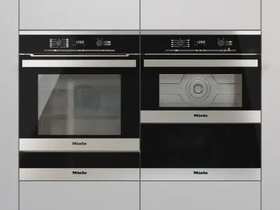 Miele Appliance  Microwave Oven Warming drawer 3D model