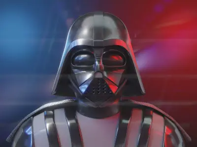 Darth Vader bust 3D model