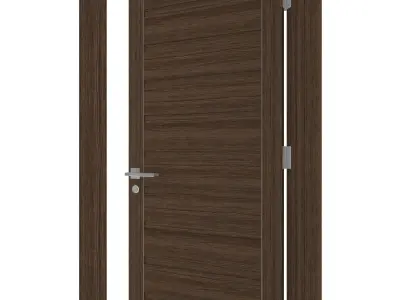 Door-051 interior door wood 3D model