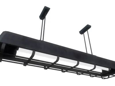 Fluorescent Lamp 06 Low-poly 3D model