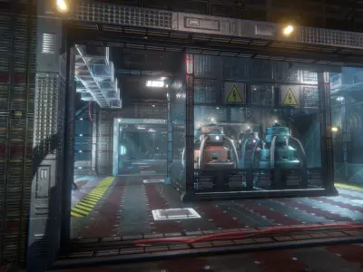 SF Base Low-poly 3D model