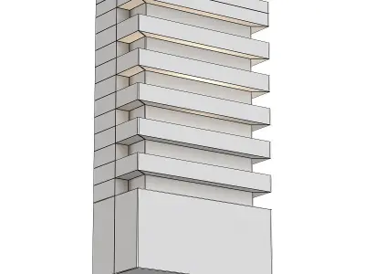 ST-Luce-Vettore-SL091-711-01-2013 outdoor wall light with finish 3D model
