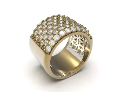 wedding 3d stl cad jewelry ring model jr00317 3D print model