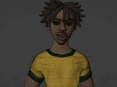 FRANK STYLIZED RIG Free 3D model