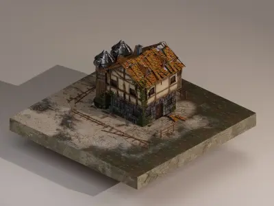  Farm House 3D model