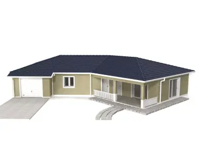Realistic House 3D model