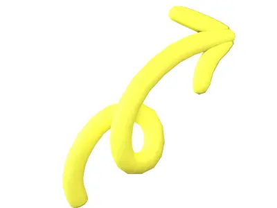 Doodle Buildable Arrow v1 007 Low-poly 3D model