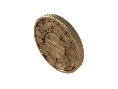 Amp Coin v7 002 3D model