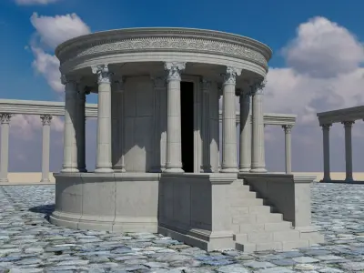 Tyche Temple  3D model