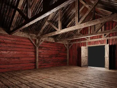 1 - 40 FARM BUILDINGS PACK 4K Textures GameReady