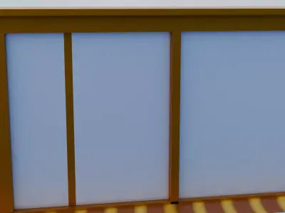 comtemporary lounge pavilion-fully furnished 3d model Low-poly 3D model