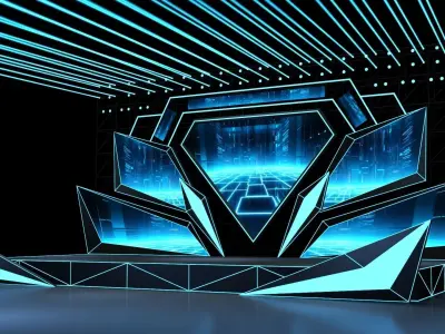 Concert Stage 06 design 3D model