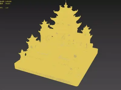  courtyard  pavilion 3D model