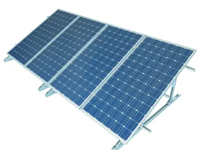solar panels 3D model