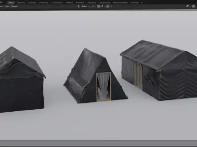 TENT HOUSE 3D model