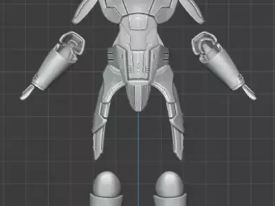 6 Inch KOTOR Sith Trooper Kit 3D printable 3D print model
