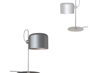 Oluce Coupe Table Lamp 3D Model  Low-poly 3D model