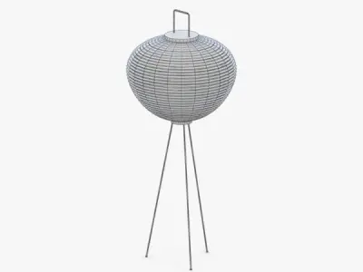1457 - Floor Lamp Low-poly 3D model