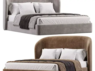 Fortune Bed By Stylish Club 3D model