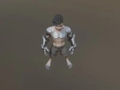 Steel boy 3D model