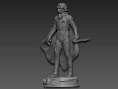 Paul Atreides Dune 3D print model