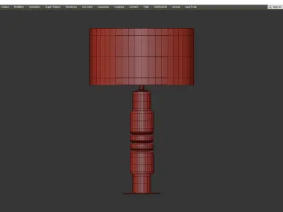 Cyan Design Dubois Table Lamp Low-poly 3D model
