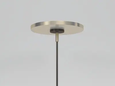 MILES pendant light with four circular discs 3D model
