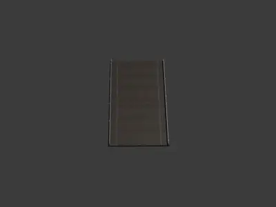 3D Model Rugged Road Track  3D model