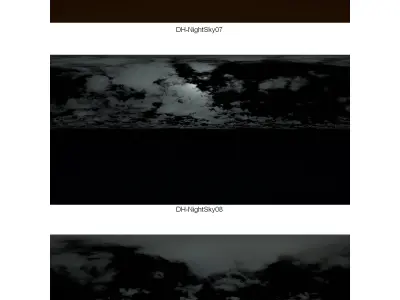 Dosch HDRI - Night Skies V2 3D model