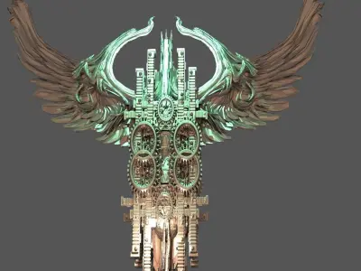 Holy chariot Gears 3D model