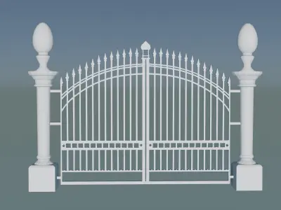 Classic Gate Door 3D print model