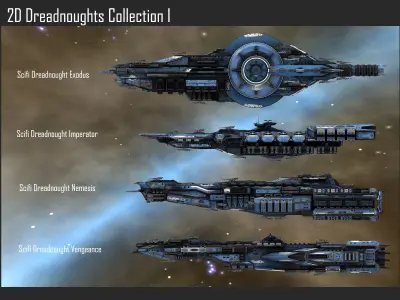 2D Dreadnoughts Collection I Texture