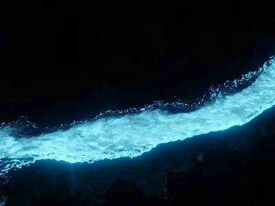 Glowing River Animation 3D model