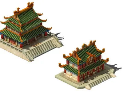 Ancient Architecture 3D model 16